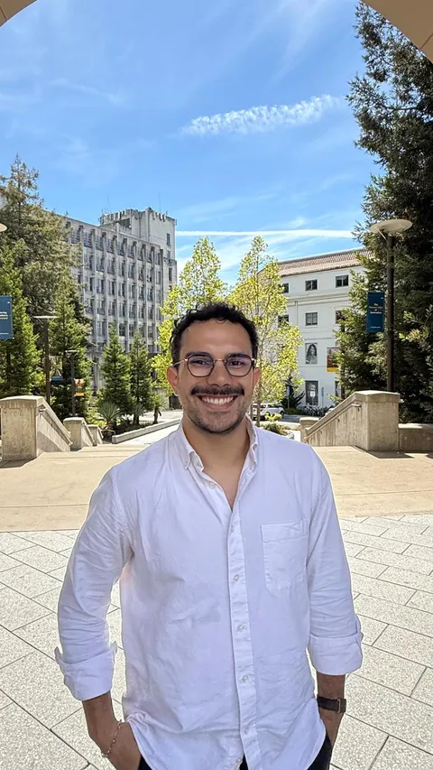 Gero smiling on the Berkeley campus